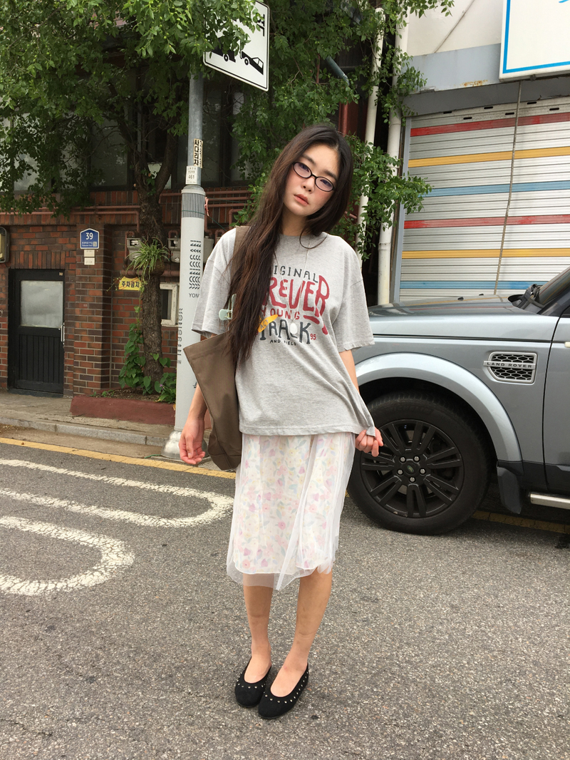 DUGGY(ダギー)の「Mute Flower Midi Skirt (1color)(Skirts)」