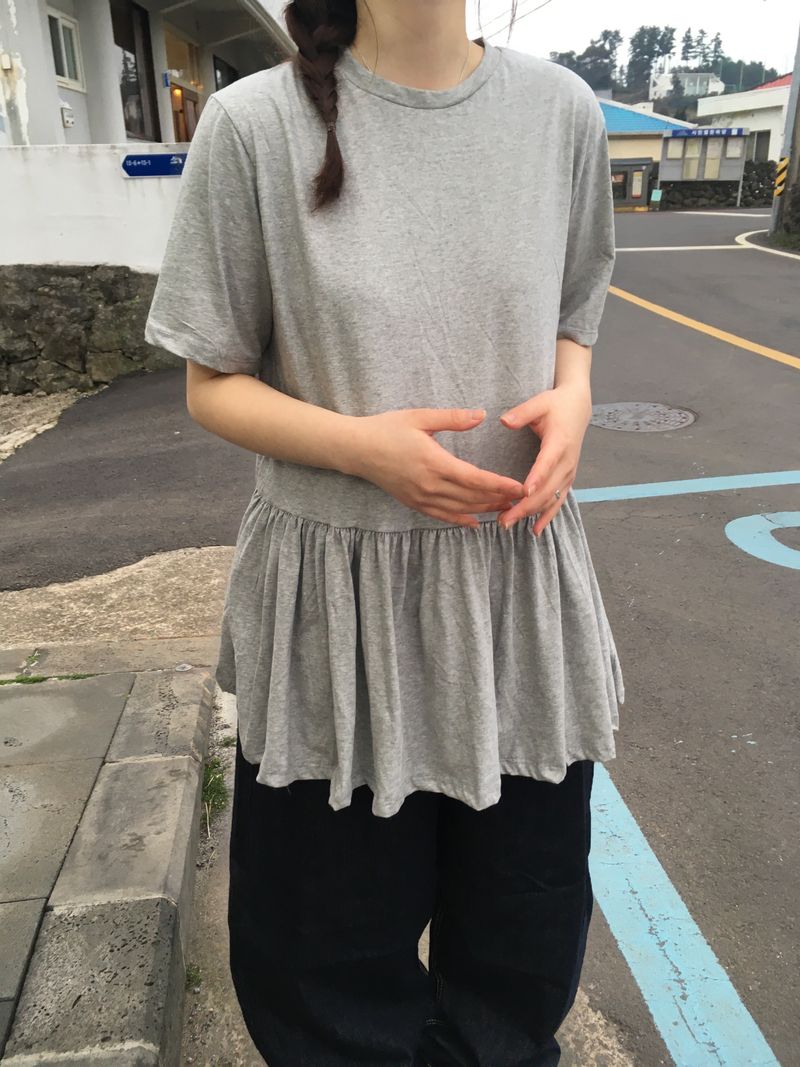 KYOKO（キョウコ）の「アモンフリル半袖Tシャツ（トップス）」