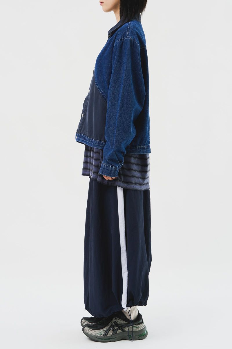 Moss Color Denim Jacket (2color)
