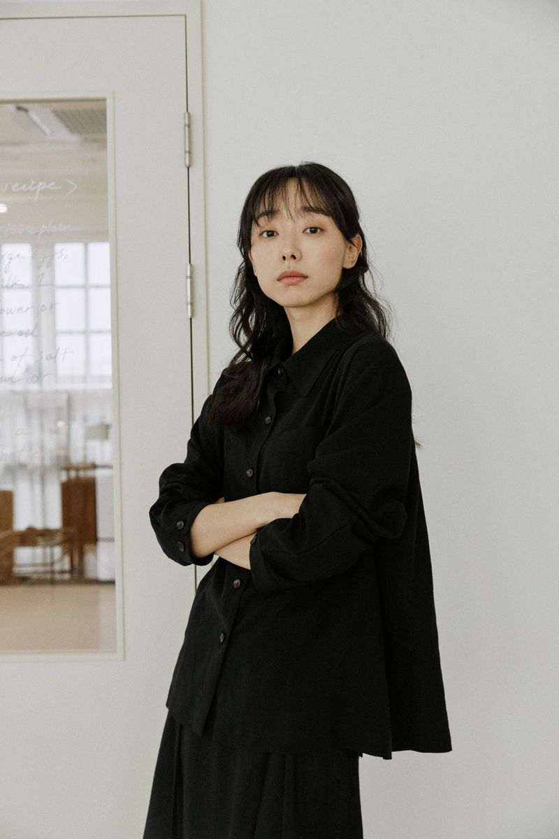 linen vest shirts black