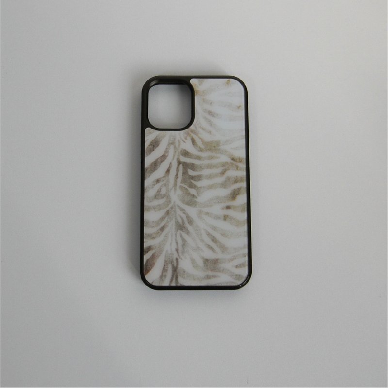 [MADE] zebra glass bumper case (brown)
