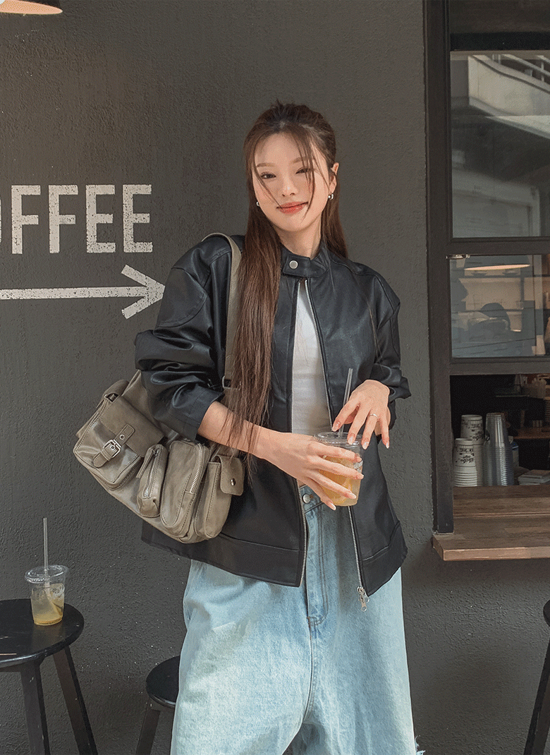 ULAN（ユレン）の「トランプレザーバイカージャケット（Jackets/Outerwear）」