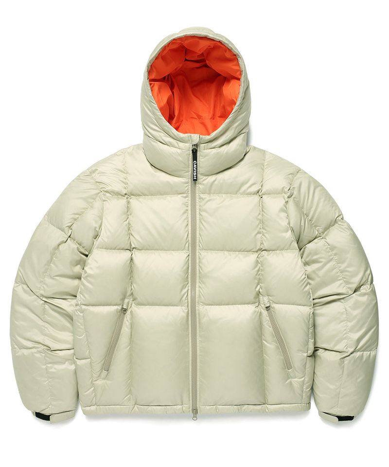 cavish（カビシ）の「HOODED DUCK DOWN JACKET KHAKI(CV2DWUB901A)（Jackets/Outerwear）」