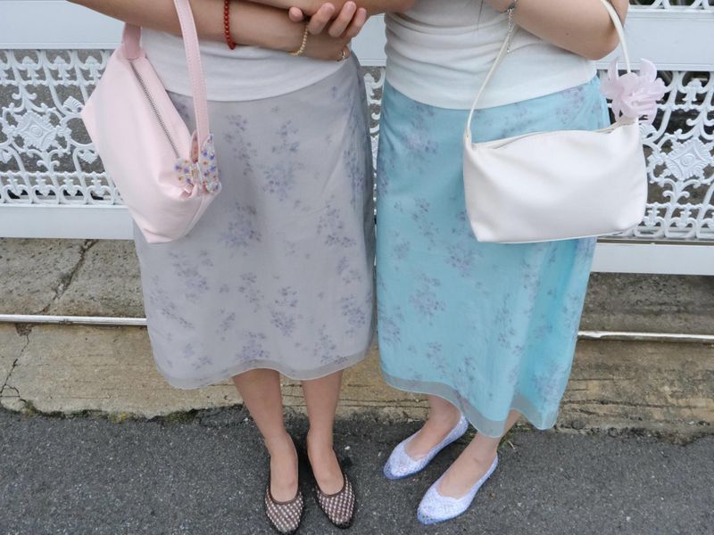 floral midi sk