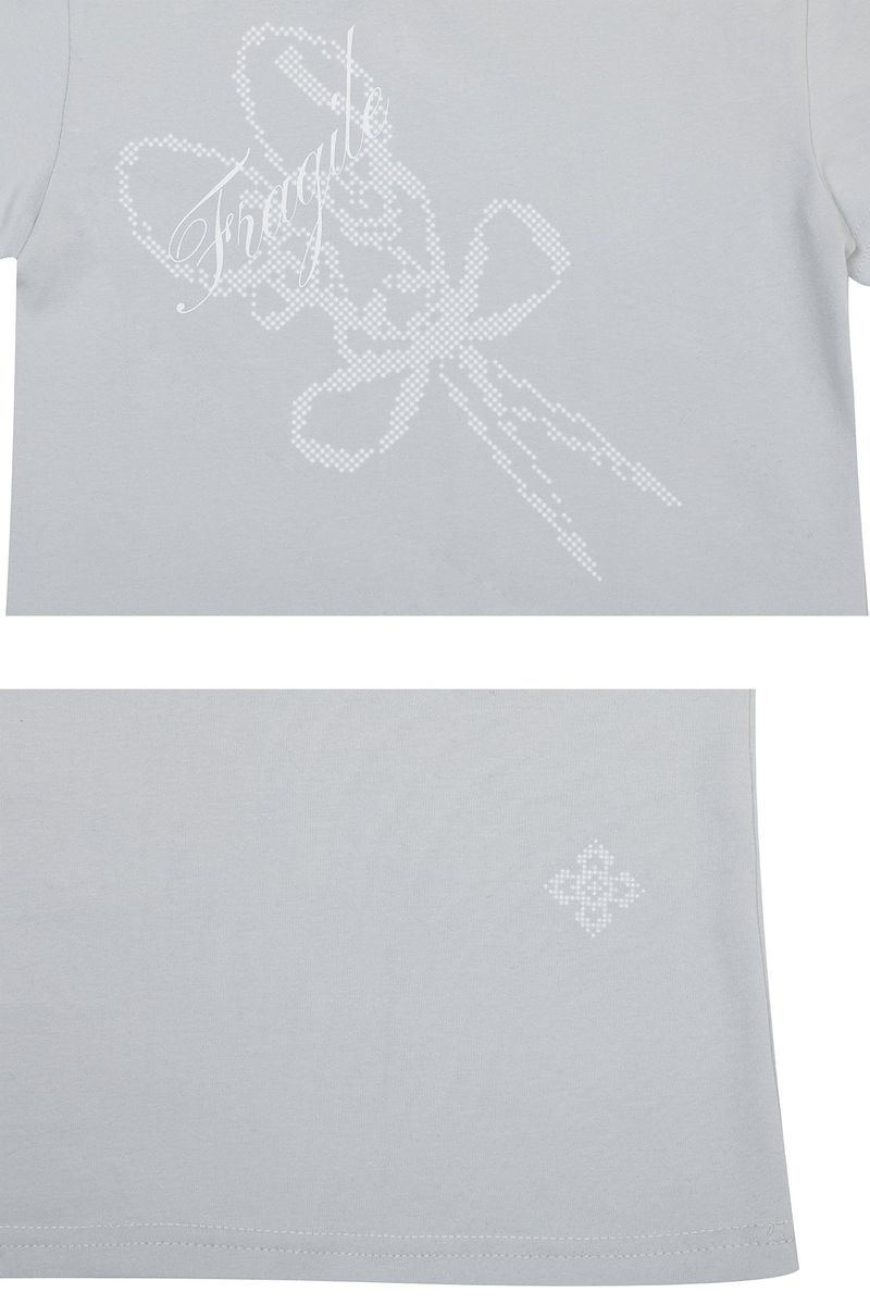 FRAGILE GRAPHIC TEE light mint