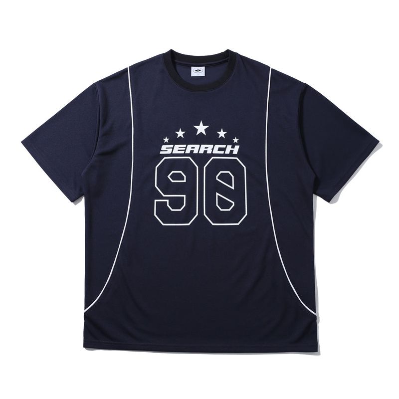 SEARCH410(サーチ410)の「NINETY COOL JERSEY T-SHIRT NAVY(Tops)」