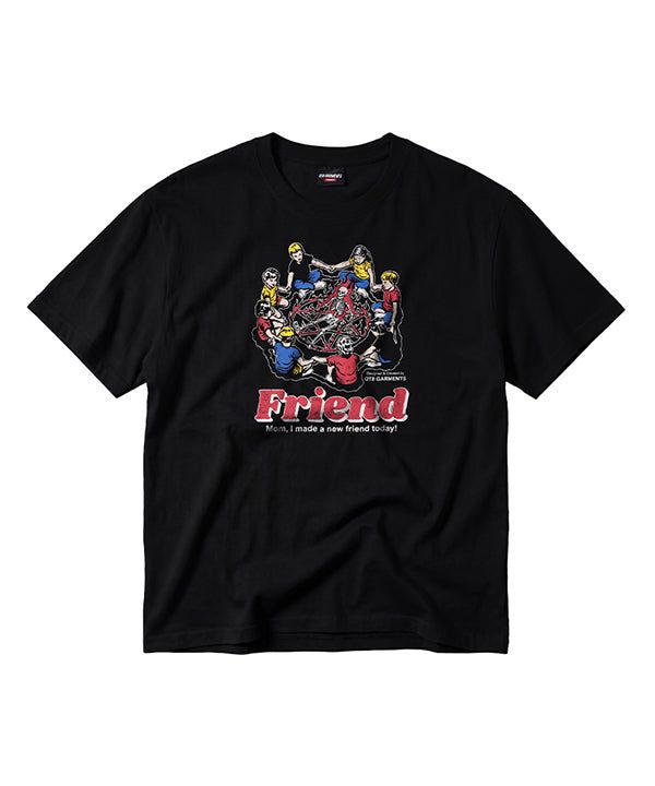 LB New Friend Washed Tee (Black)