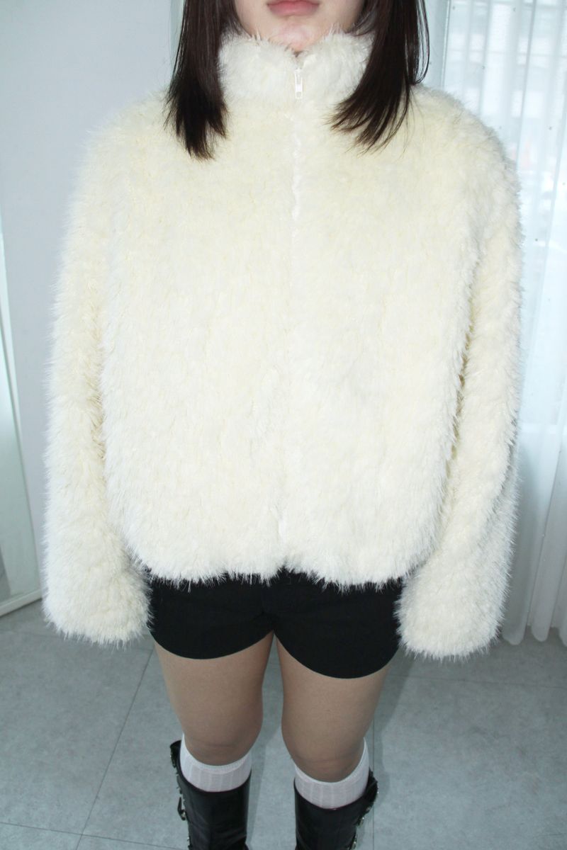 NOIR SOFT FUR JOGGER JK