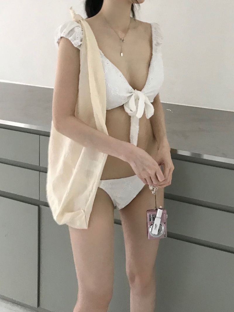 Punching tie bikini (one color)
