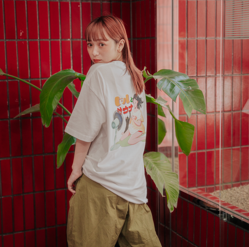 chao!×ふくだ ビールとサウナ®刺繍コラボTshirt