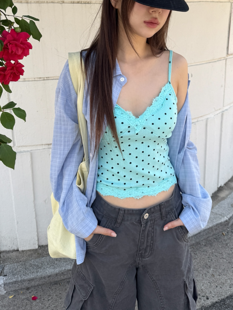 dot pad bra top