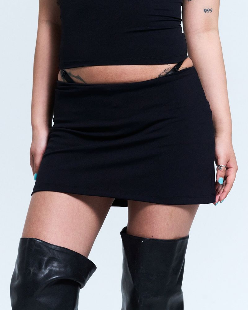 [BLACK] SKINA SKIRT