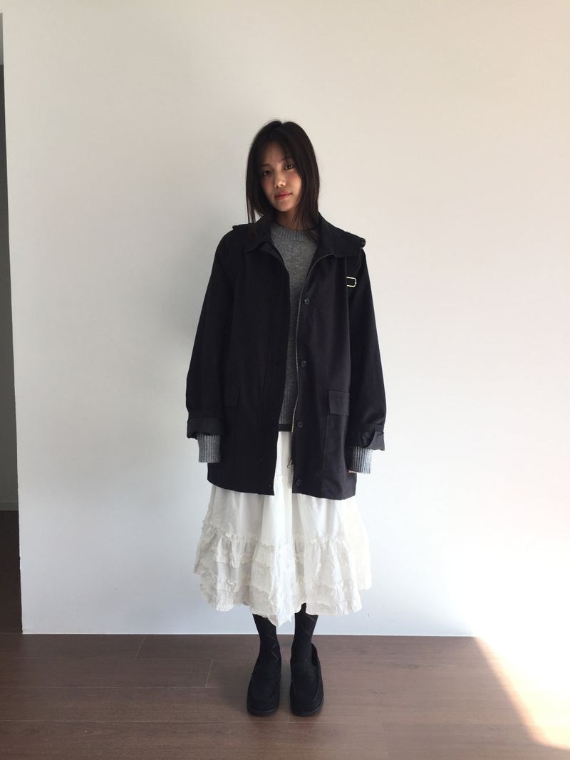Yacht Frill Tiered Skirt (1color)