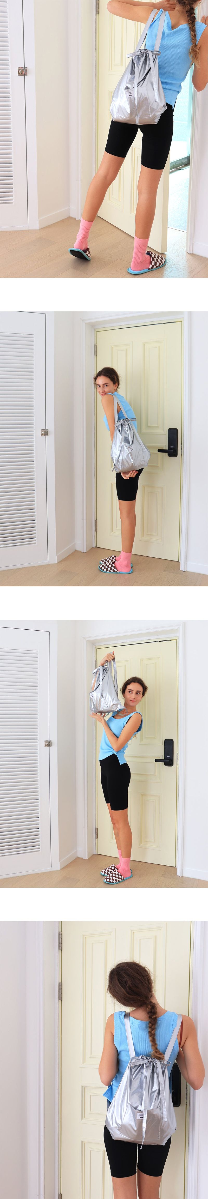 Enamel string bagpack (2color)