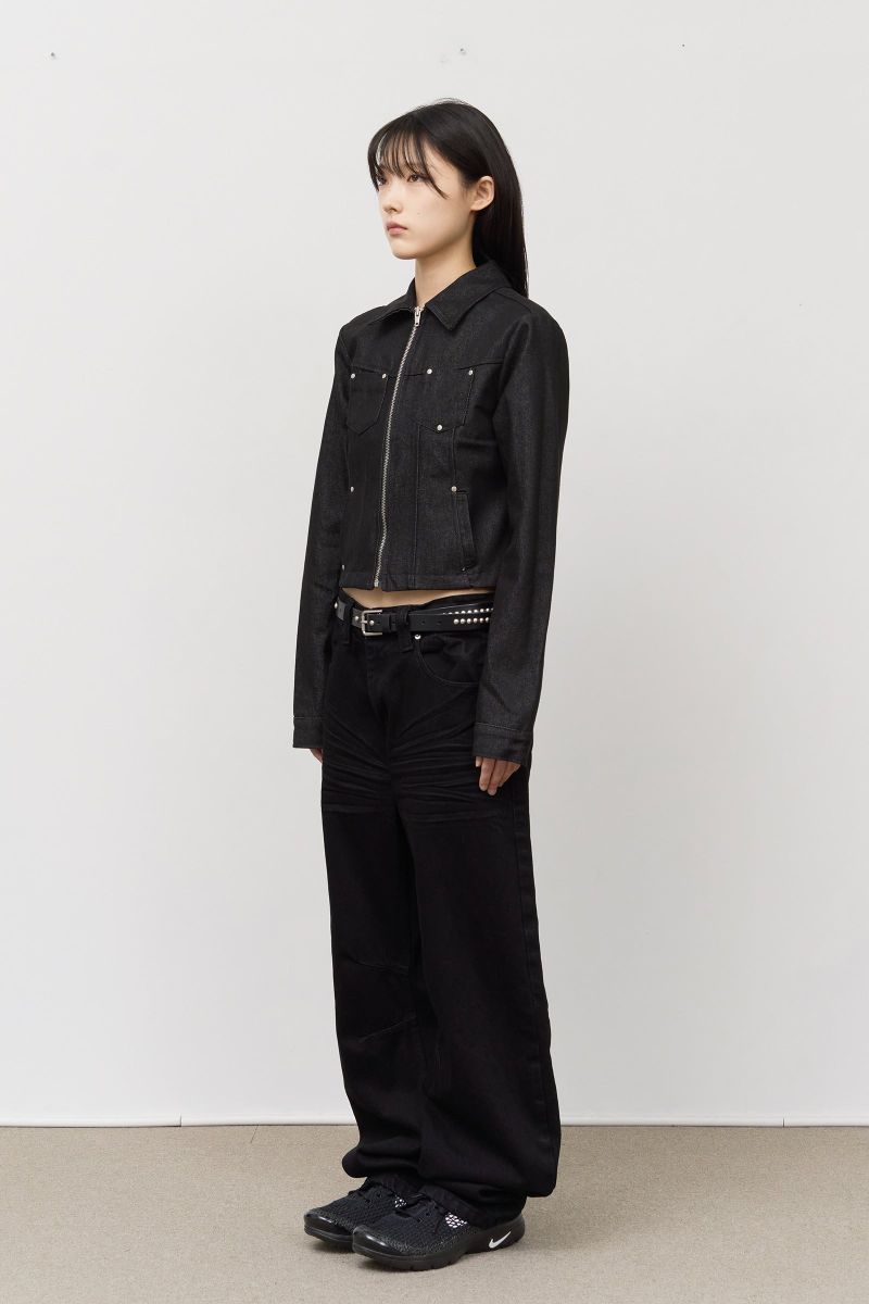 (W) May Rivet Denim Jacket