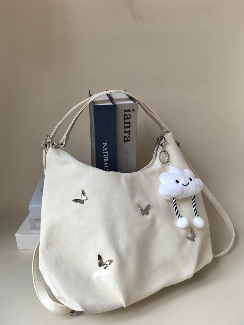 Cloud Doll Keyring Included Buttefly Plated Ribbon Balletcore bag