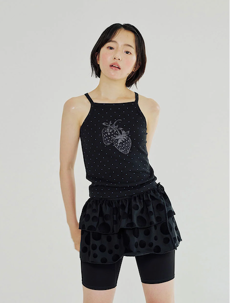 DOT STAR STRAWBERRY SLEEVELESS