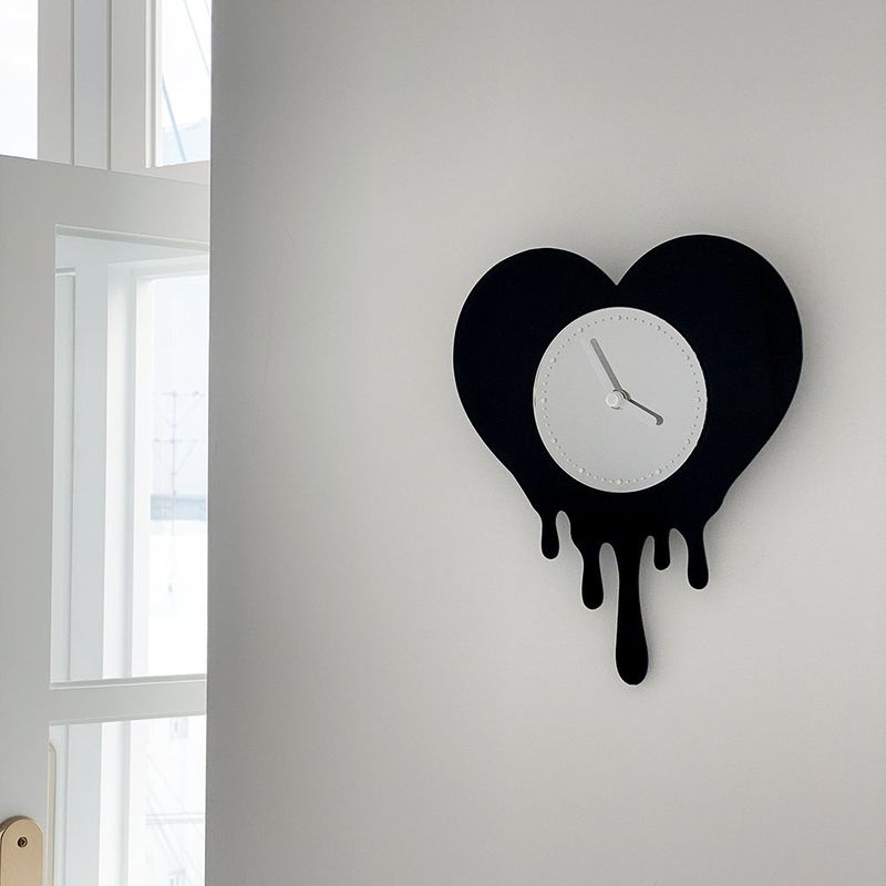 MY BLOODY ROMANCE Silent Wall Clock - Black