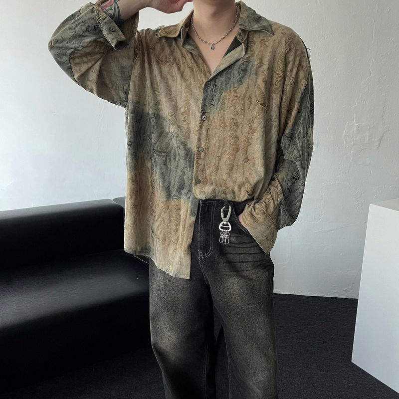COZINESS（コジネス）の「ENOC Grunge dyeing Oversized Fit Shirt (3 colors)（Tops）」