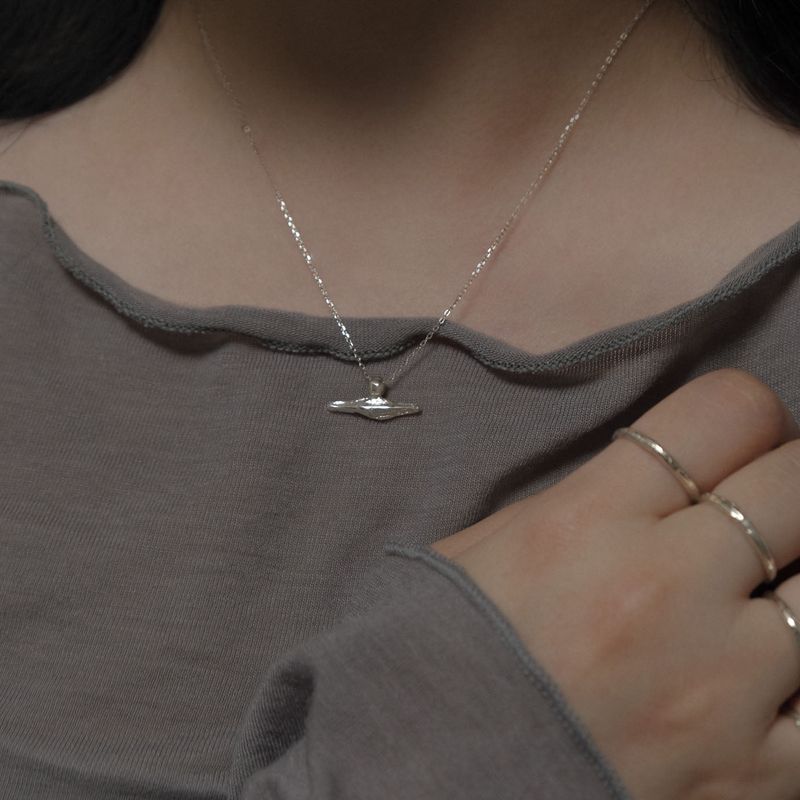[MADE] saturn necklace II