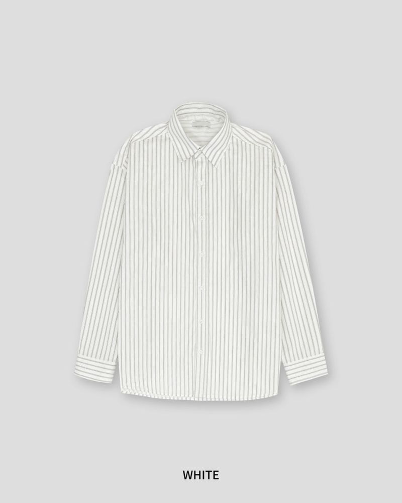 Pastel Oversized Stripe Shirt