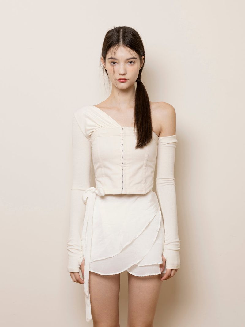 Monica top (Beige)