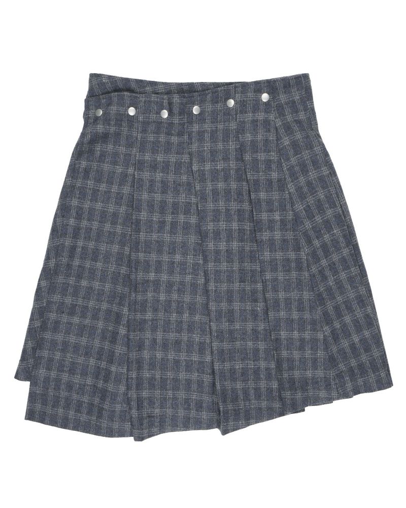  CHECK EYELET SKIRT