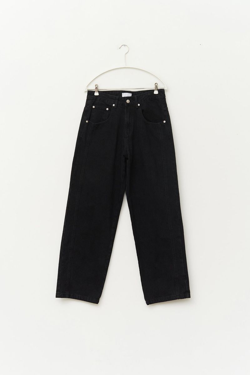Loast Black Wide Denim
