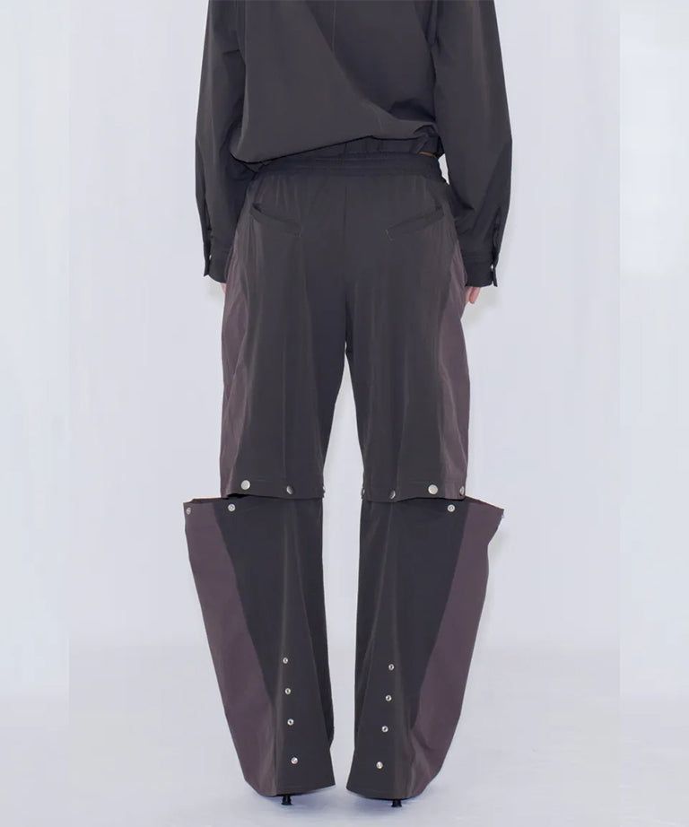 2WAY DEFORMED TRACK PANTS