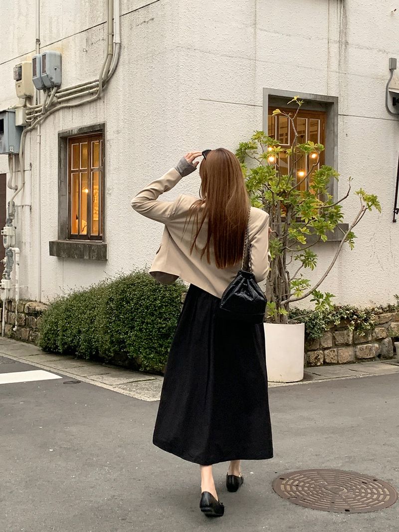 [MADE] VELY TENCEL LAYERED TEE