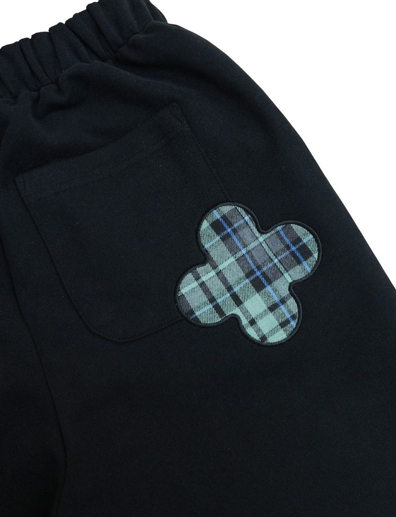 check folding sweatpants / mint
