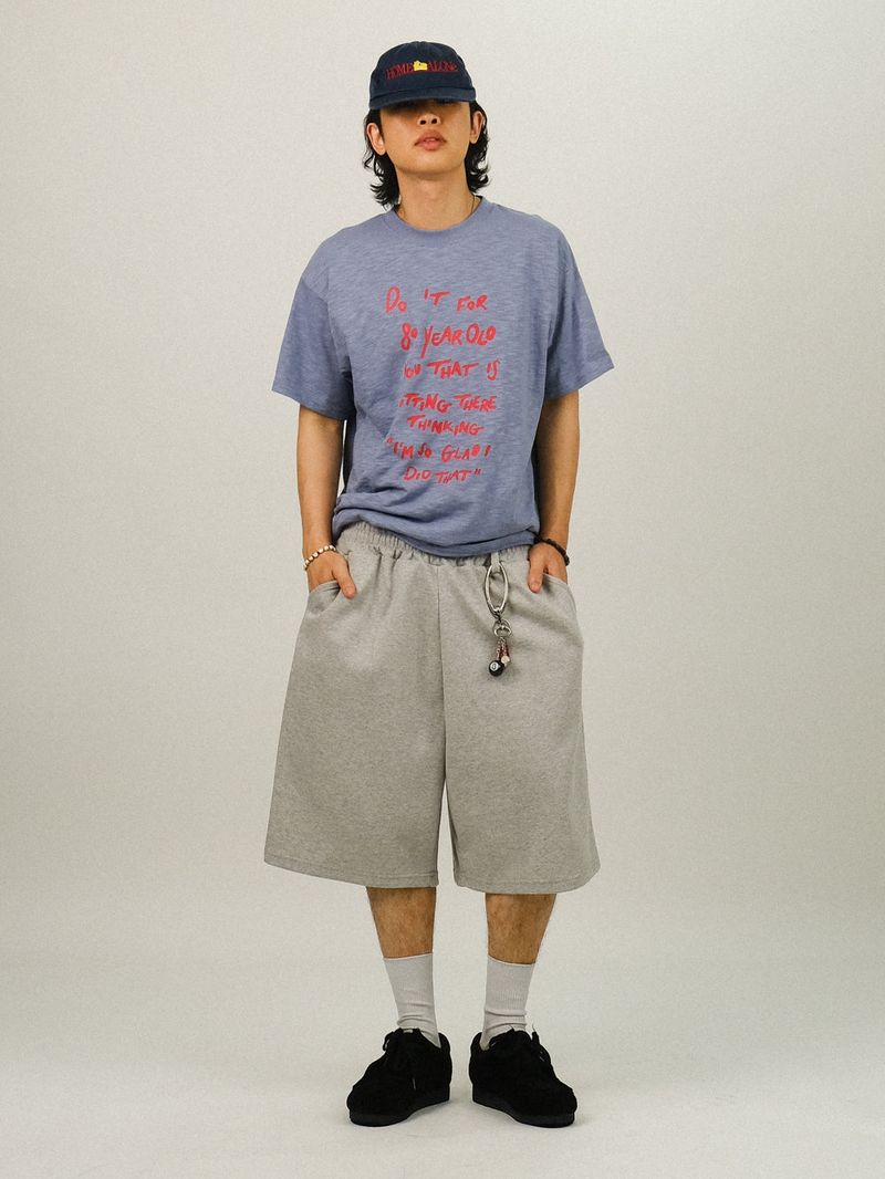 DO チェック トランク レイヤード スウェット パンツ
