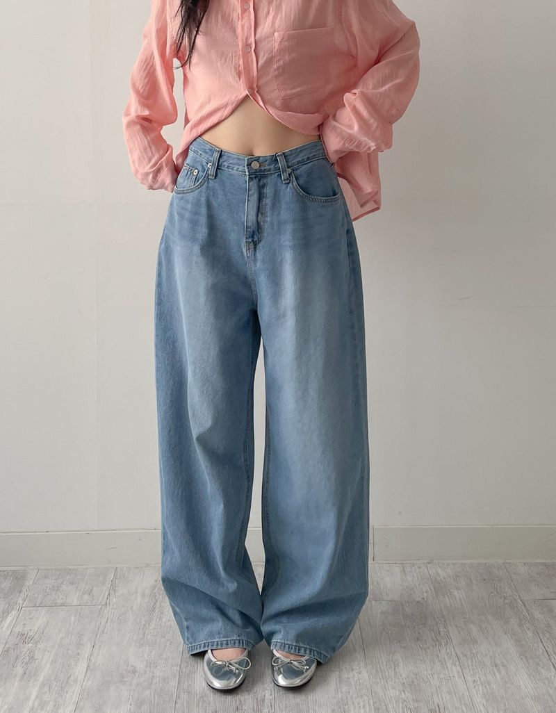 INCHANT ME（インチャントミー）の「206 Back Pocket Balloon Fit Wide Denim Pants（Pants）」
