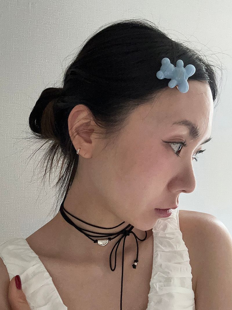 Teddy bear hair pin (8color)