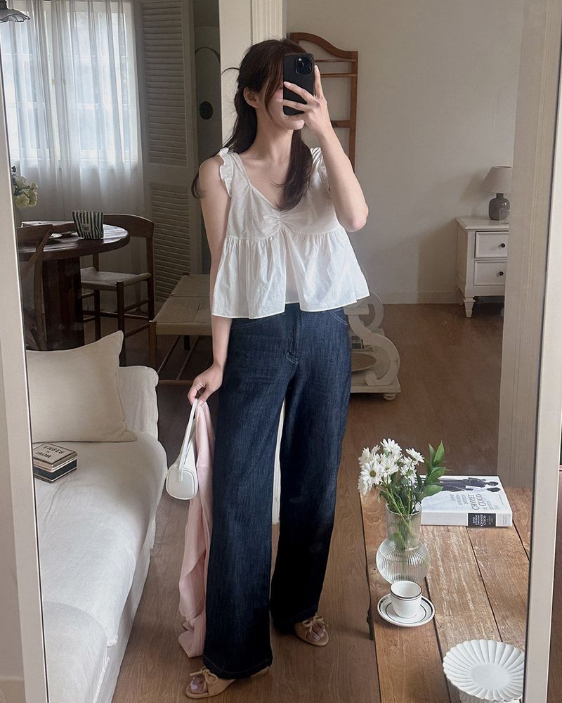 Bomi frill blouse
