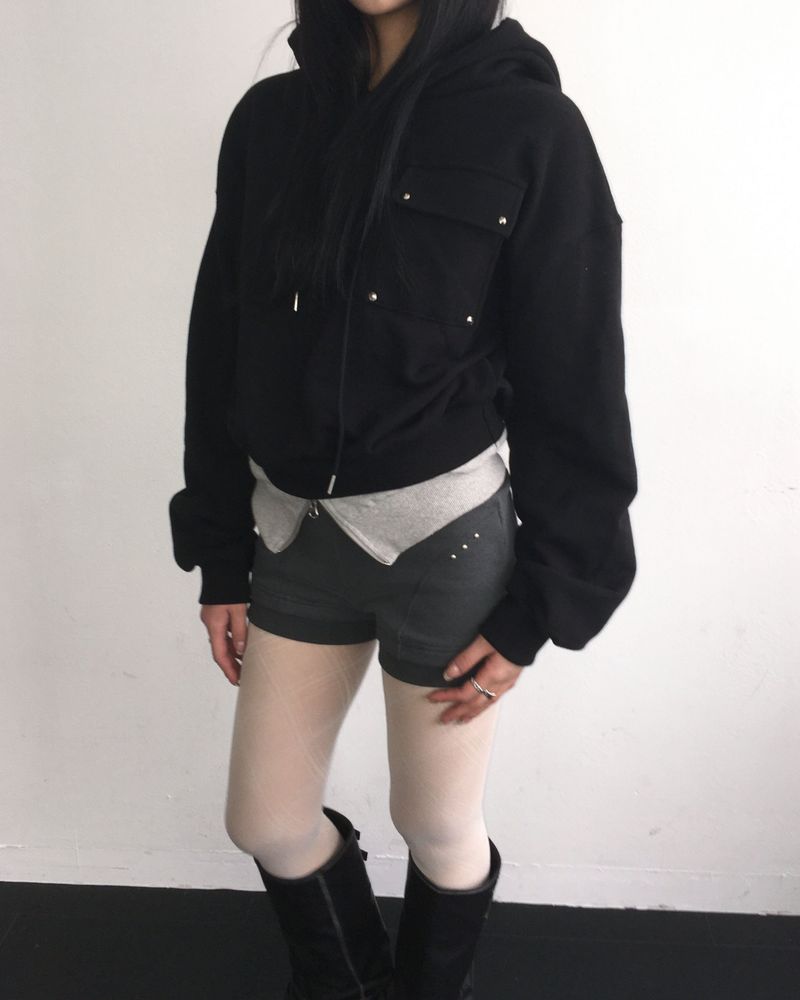 kyoive(コイブ)の「Layered hoodie(Tops)」