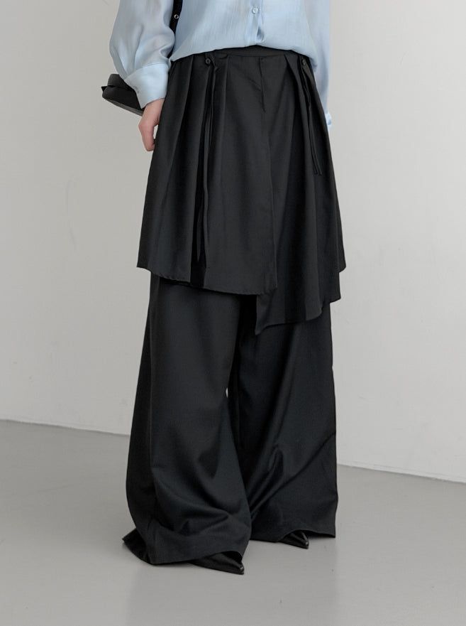 (Unisex) Tre Maxi Strap Wrap Slacks