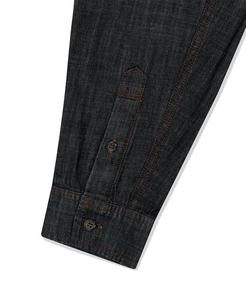 STAR RAW CUT DENIM SHIRT