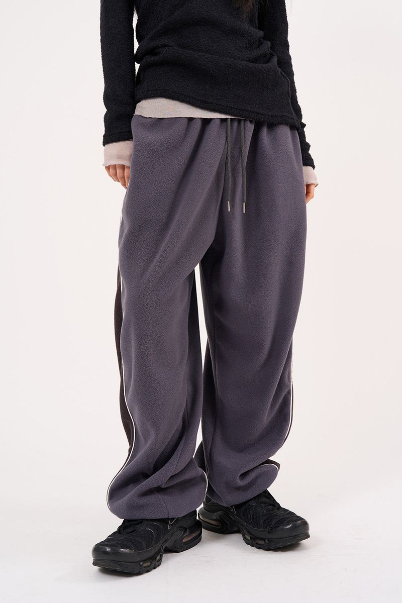 Raucohouse(ラウコハウス)の「Gaia color block fleece banding pants(Pants)」