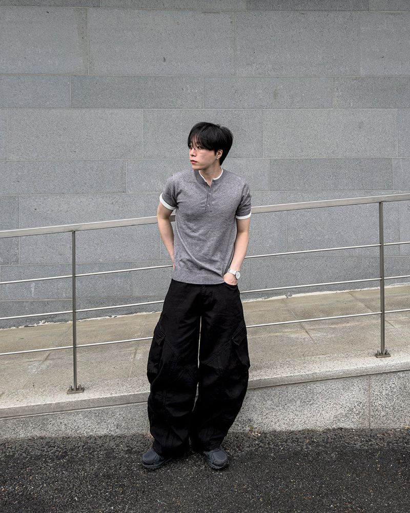 Raun Curved Cargo Wide Pants