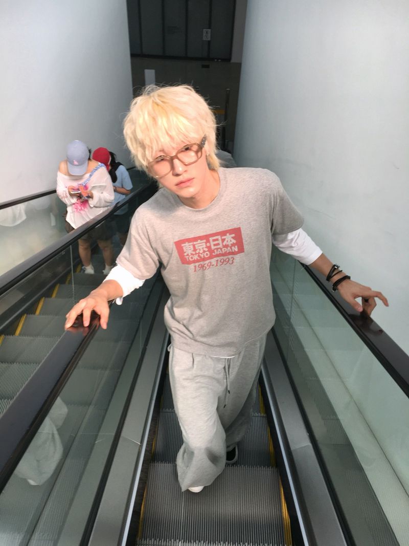 OEN Pintuck Heavy Wide Sweatpants 3C