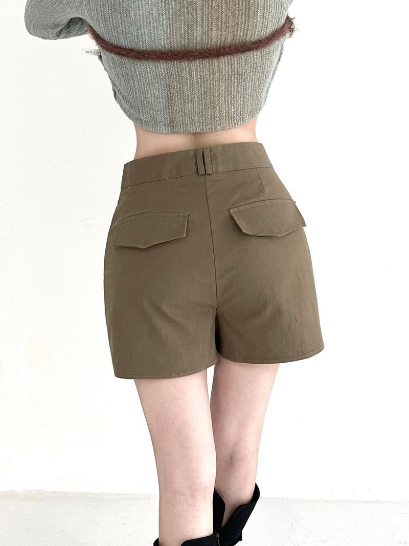 1062. Eyelet wrap pocket sk-pt (3color)