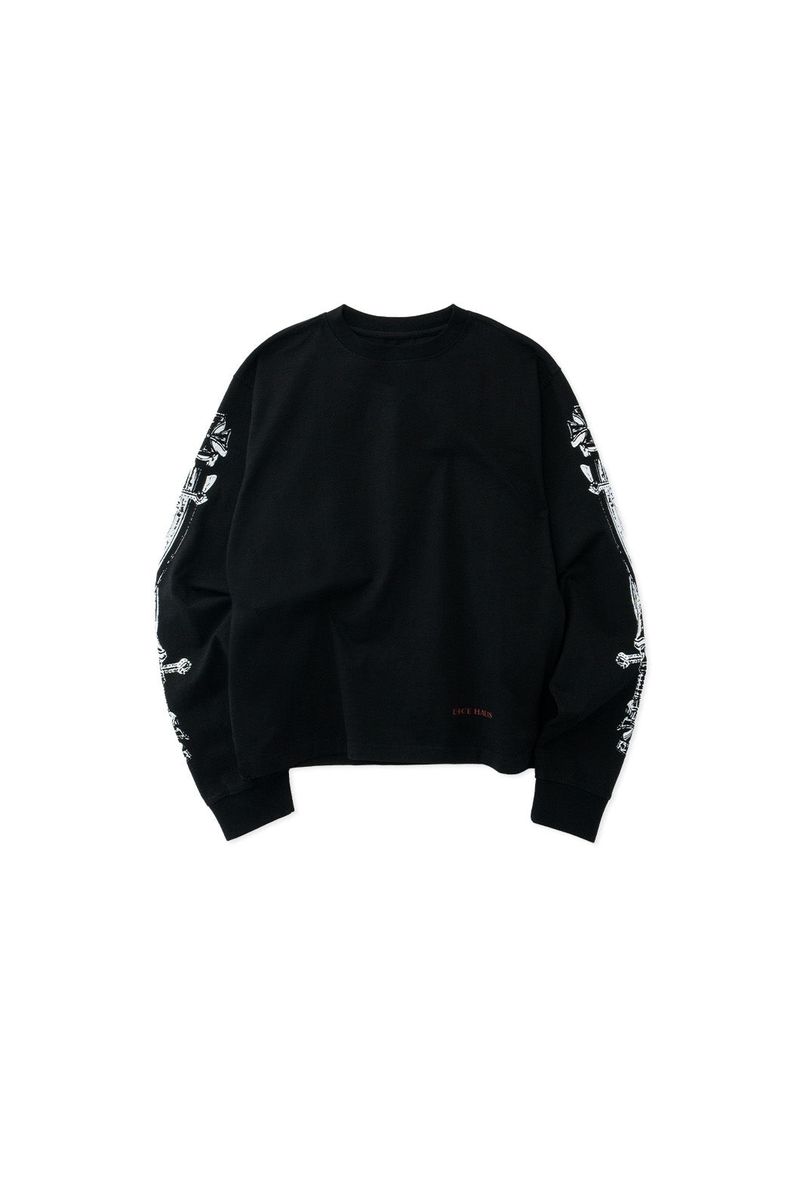ETCE（イーティーシーイー）の「クロス スウォード L/S ティー (BLACK)（トップス）」