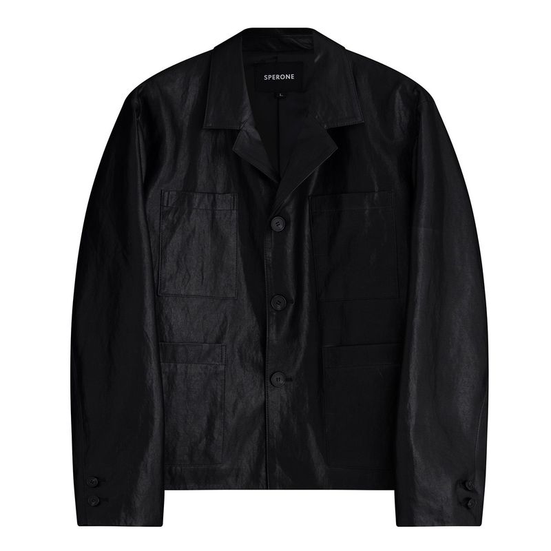 Open Collar Military Jacket