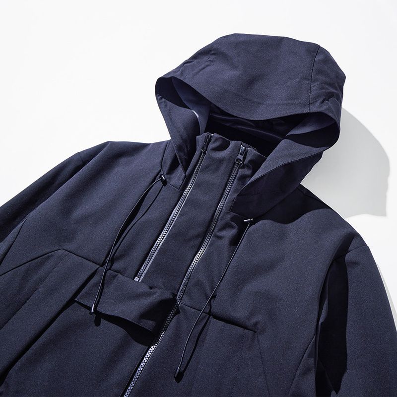 3 Layer Hard Shell Mid-Jacket - NAVY
