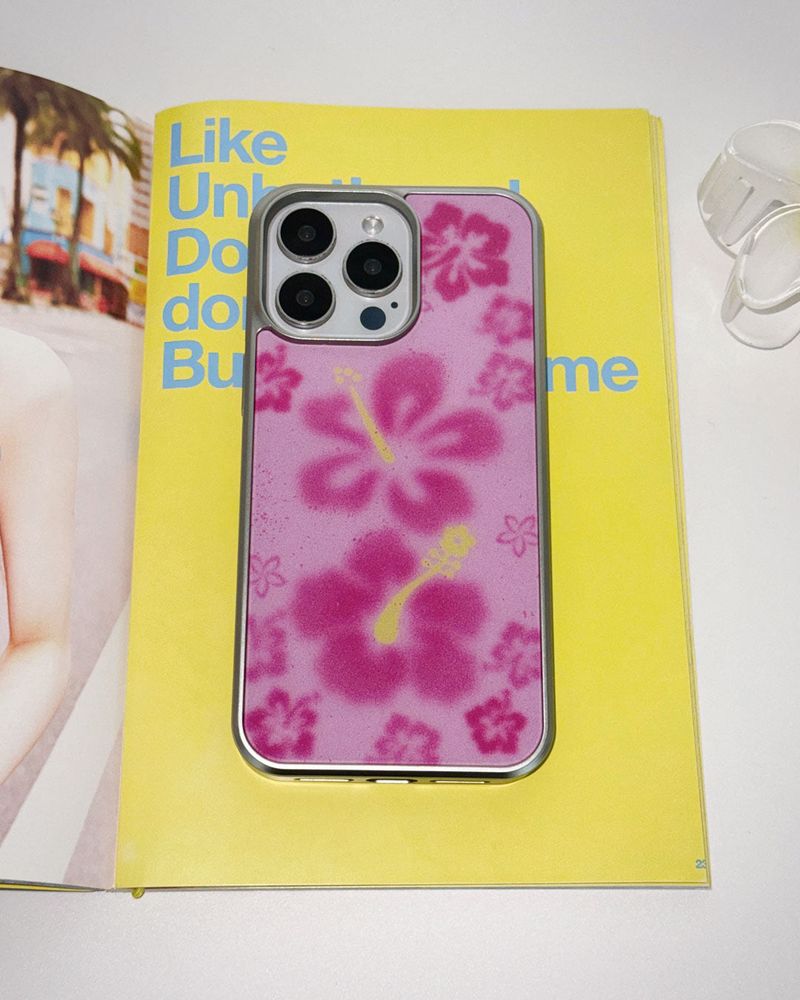 Hibiscus Glow Bumper Case