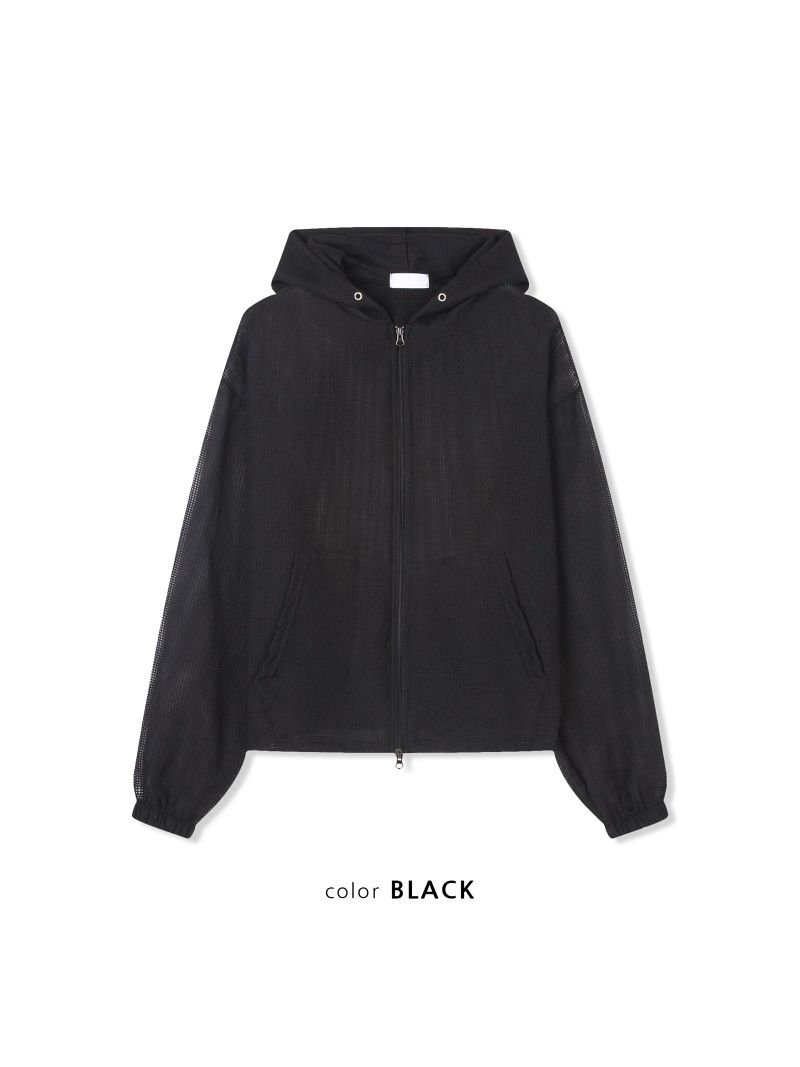 Noka Mesh Hooded Zip Up
