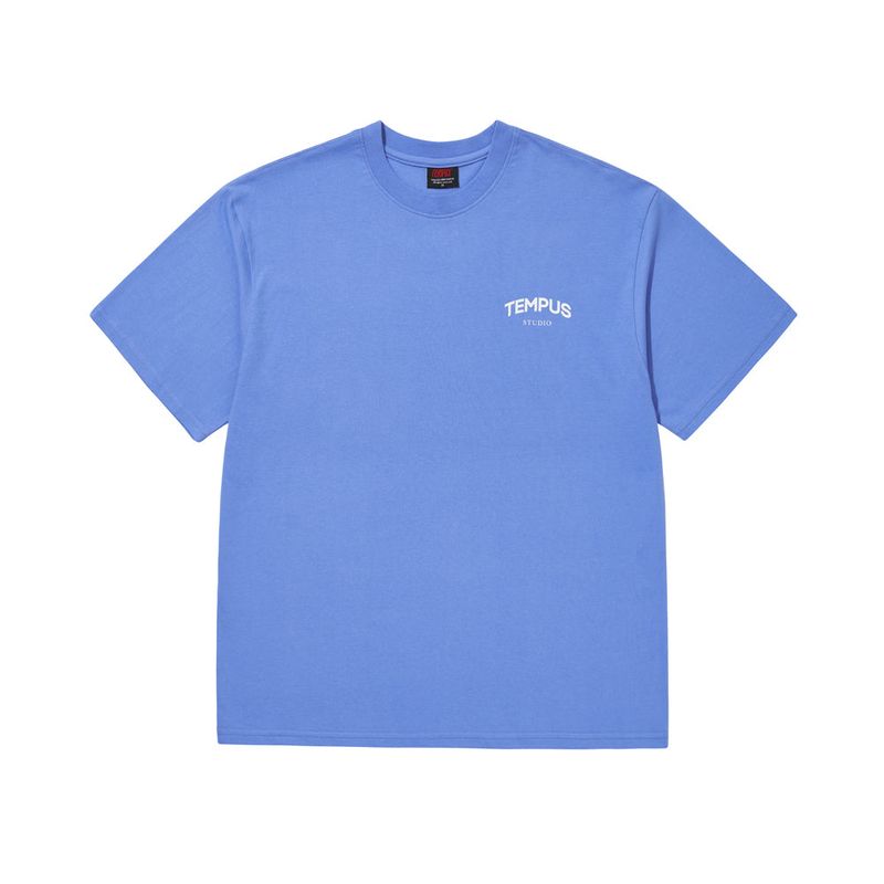 TEMPUSSTUDIO（テンプススタジオ）の「TEMPUS ARCH LOGO T-SHIRT [SKY BLUE]（Tops）」