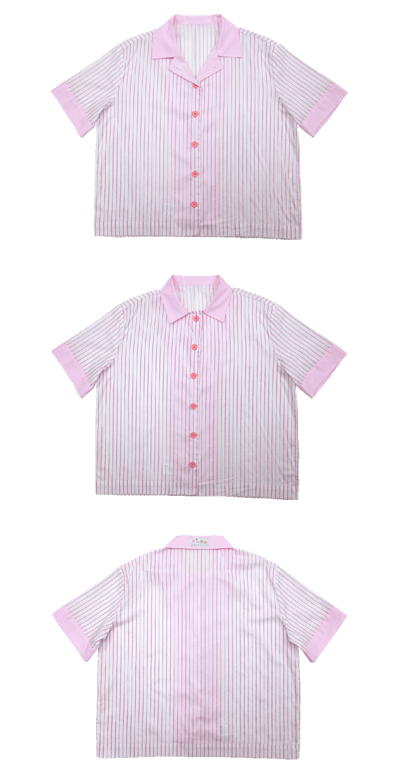 Flat Peach Short Sleeve Shirt