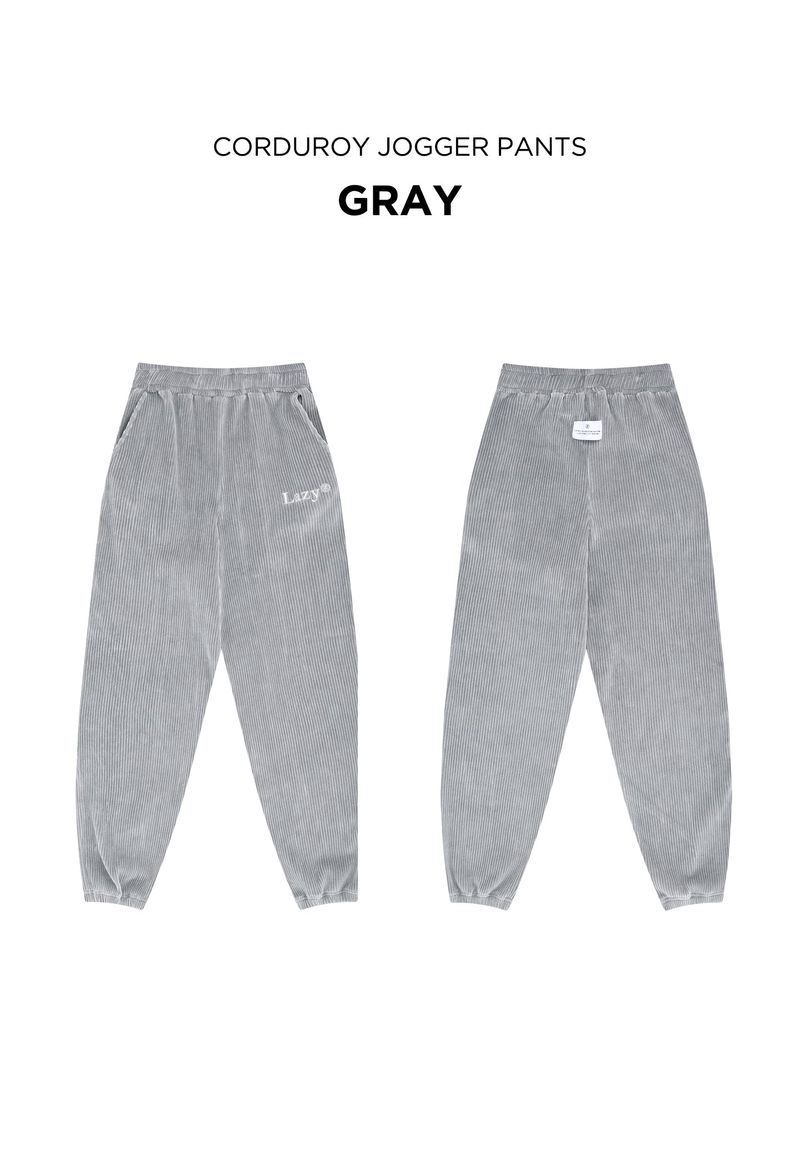 Corduroy Jogger Pants (8 Colors)